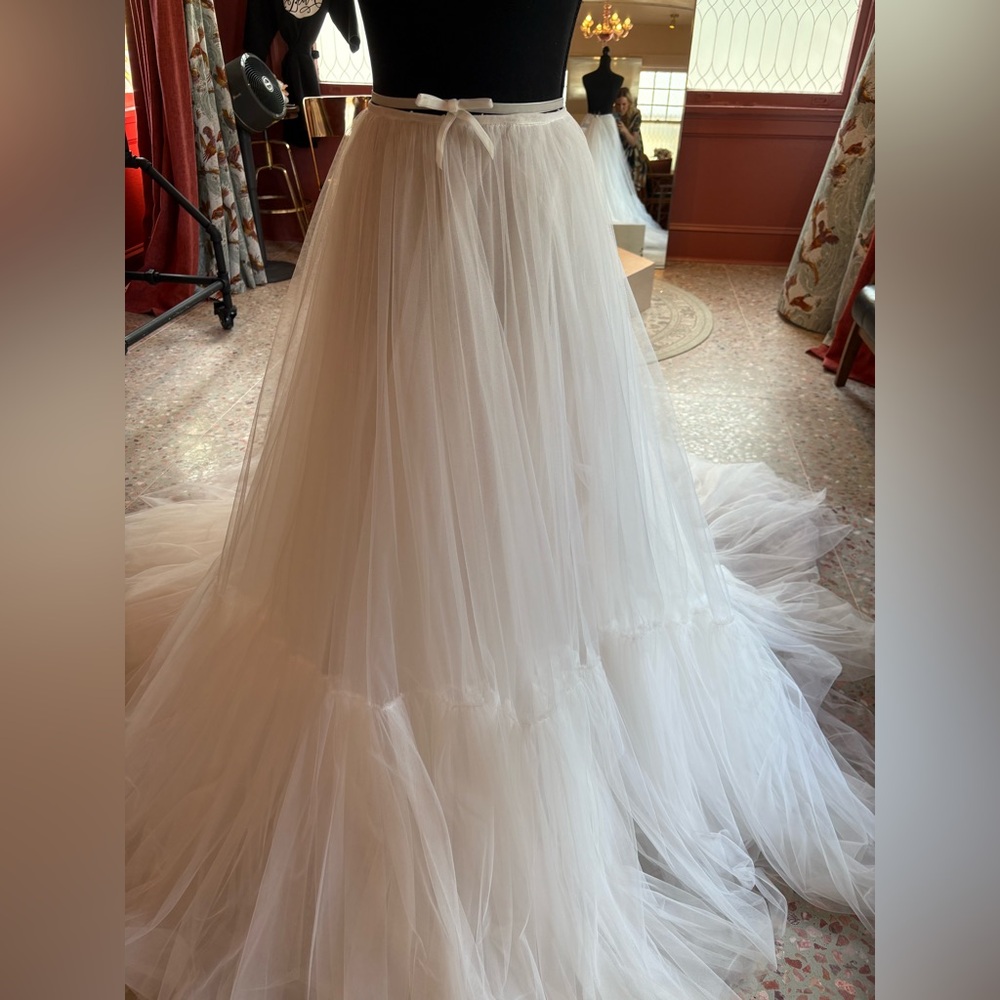 Rosa Sparkle Overskirt- Morilee - Picture 2 of 3